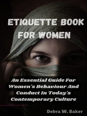 cover image of Etiquette book for women